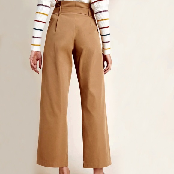 Anthropologie Daniela Poplin Wide-Leg Pants - Picture 2 of 4